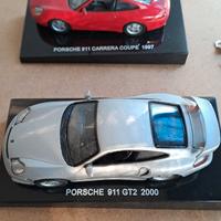 PORSCHE 911 CARRERA + PORSCHE GT2 1:43