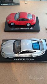 PORSCHE 911 CARRERA + PORSCHE GT2 1:43