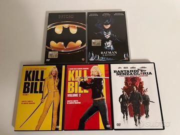 Lotto DVD vari: Tarantino, Pixar, Tim Burton