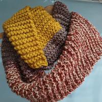 sciarpa tricot ring infinity