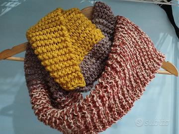 sciarpa tricot ring infinity