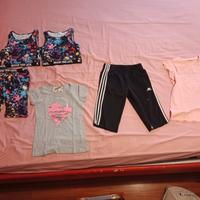 Lotto di abbigliamento per bambina, taglia 11-12 a
