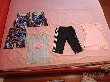 Lotto di abbigliamento per bambina, taglia 11-12 a