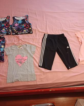 Lotto di abbigliamento per bambina, taglia 11-12 a