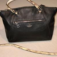 Coach Prairie con dettagli in pelle di serpente