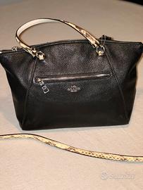 Coach Prairie con dettagli in pelle di serpente