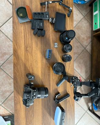 Attrezzatura video/foto professionale
