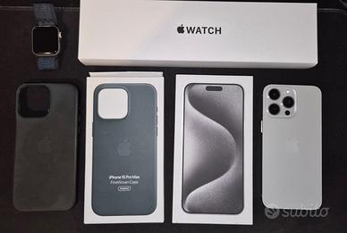 iPhone 15 Pro Max + Apple Watch SE