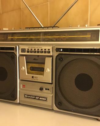Radioregistratore boombox ghettoblaster Sharp 8585