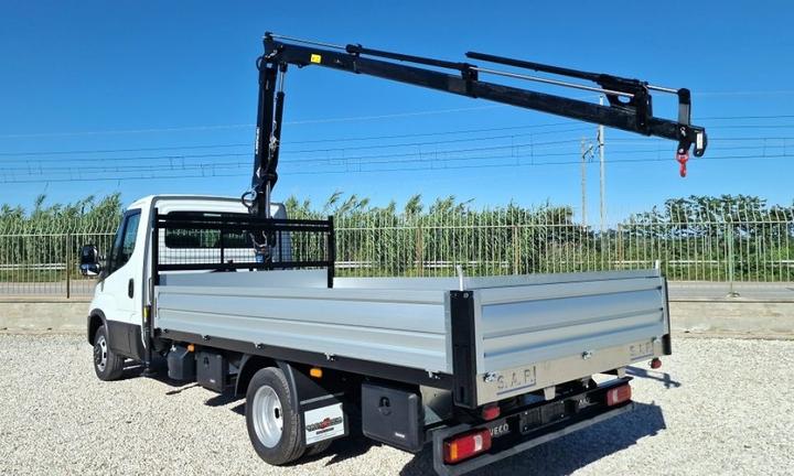 IVECO DAILY 35C16 E6 MOTORE 3.0 GRU 12m CASSONE