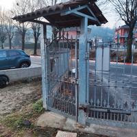 Cancello in ferro Zincato+ cancelletto pedonale