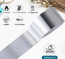 nastro di alluminio  adesivo 50mmx50 MT. 30 micron