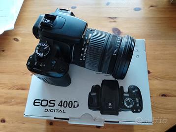 Fotocamera Canon Eos 400D con SIGMA DC 17-70 mm
