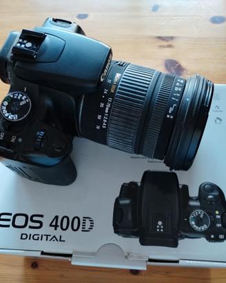 Fotocamera Canon Eos 400D con SIGMA DC 17-70 mm