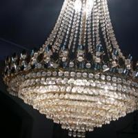 Lampadario a gocce cristallo