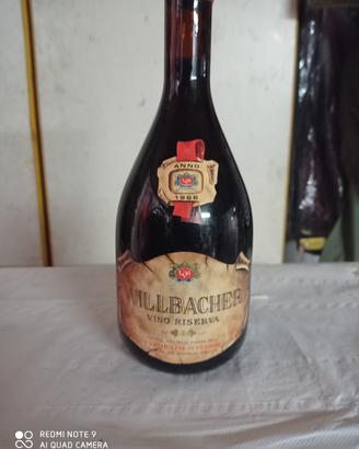 bottiglia di vino willbhacher 1968