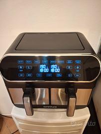 Friggitrice ad aria doppio cestello 