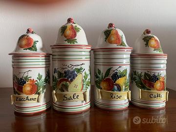 barattoli cucina in ceramica