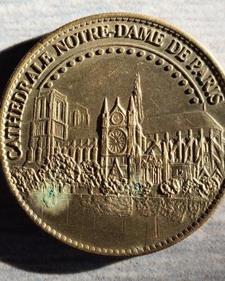 moneta souvenir Notre Dame de Paris
