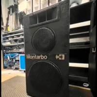 Cassa amplificata Montarbo dispogo rcf fbt outline