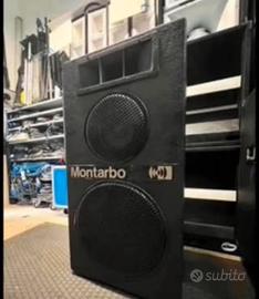 Cassa amplificata Montarbo dispogo rcf fbt outline