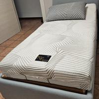 letto contenitore con rete elettrica