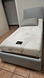 letto contenitore con rete elettrica