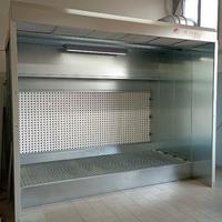 Cabina di verniciatura forno completa