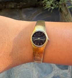 Orologio Vintage Donna Seiko Quartz placcato oro