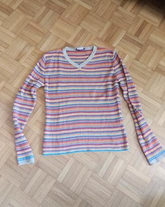 maglia con scollo a V Marlboro Classic tg m
