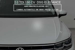 VOLKSWAGEN Tiguan 2.0 TDI 150 CV SCR DSG Eleganc