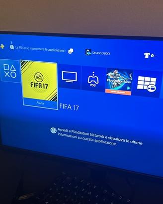 Playstation 4 slim 2 controller 4 giochi