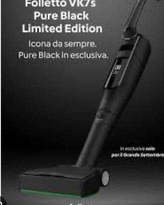 VORWERK FOLLETTO  VK 7 edizione limitata Black Edi