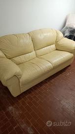 Coppia divani pelle 3 + 2