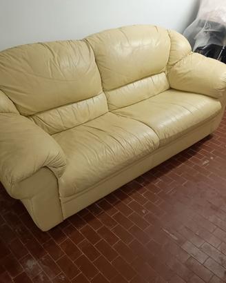 Coppia divani pelle 3 + 2