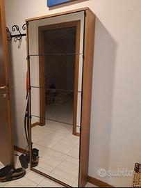 Scarpiera portascarpe con specchi
