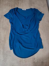 Blusa Edas elegante blu reale - Taglia 44