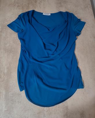 Blusa Edas elegante blu reale - Taglia 44