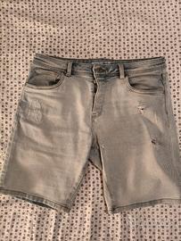 Bermuda jeans OVS chiaro destroyed