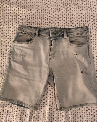 Bermuda jeans OVS chiaro destroyed