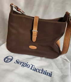 Sergio Tacchini borsa da donna tessuto e pelle