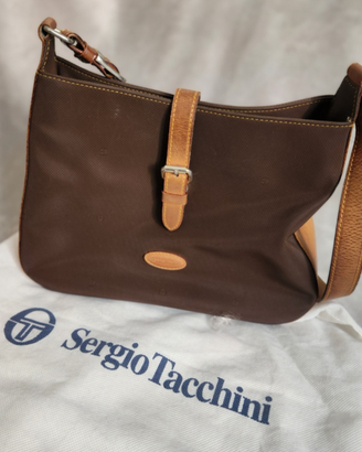 Sergio Tacchini borsa da donna tessuto e pelle