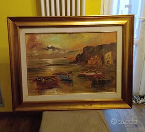 Dipinto olio su tela - grandi dimensioni, firmato