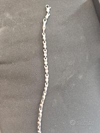 bracciale Morellato acciaio con zircone