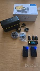 Microfono Wireless Fulaim X5 cancellazione rumore 