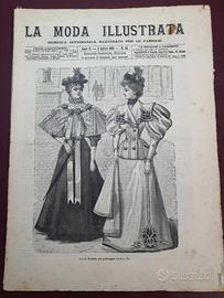 Antiche Riviste "LA MODA ILLUSTRATA" 1894/95