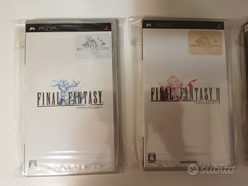 Final Fantasy I II Psp New