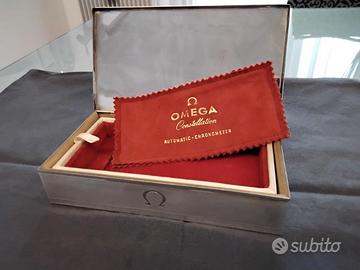 Scatola OMEGA CONSTELLATION anni 50 argento 925