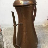 Vecchia anfora in rame inizi anni 70