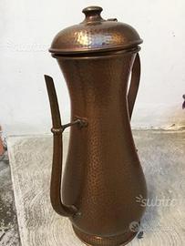 Vecchia anfora in rame inizi anni 70